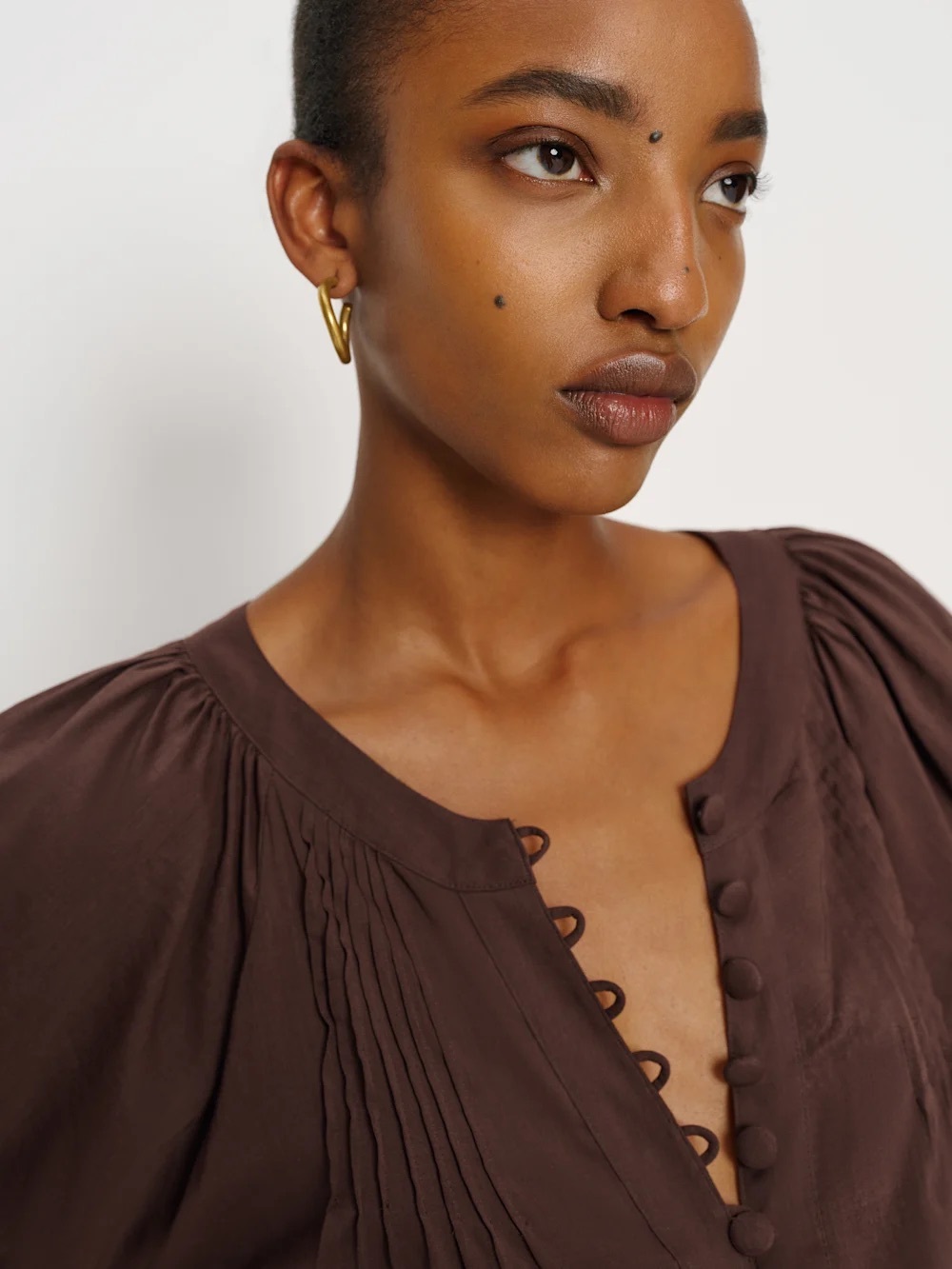 Reformation Calia Top Brown - Size M - Picture 3 of 4